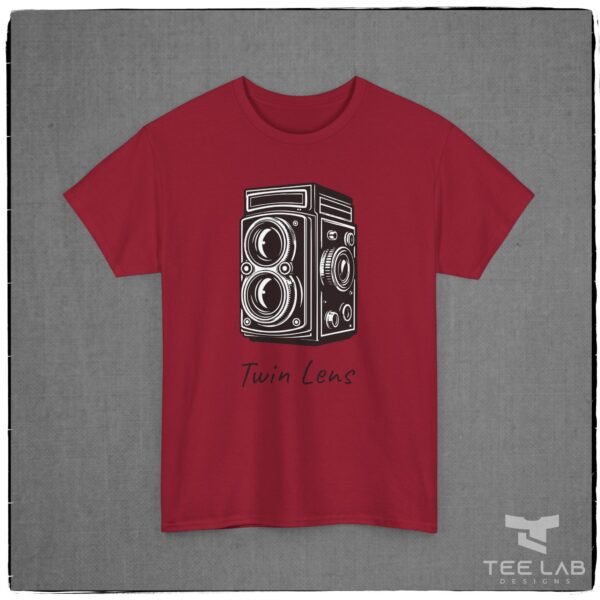 Twin Lens camera Tee from the Tee Lab Designs Photography Collection.