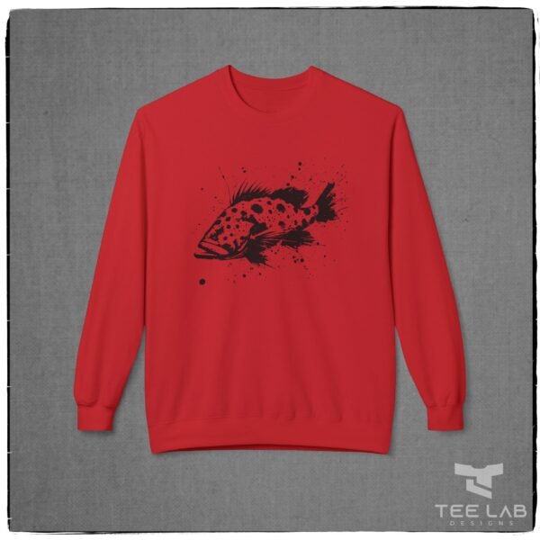 Panther Grouper Sweatshirt from the Tee Lab Designs. This is part of the Sea Creatures Collection.