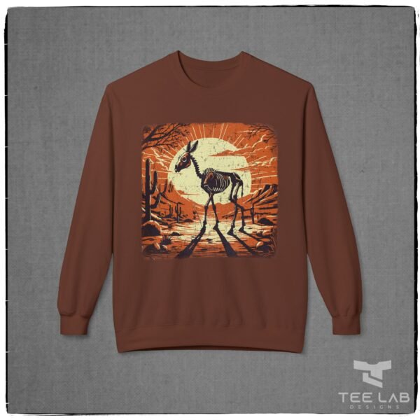 Distressed Burro Sunset Sweatshirt - Image 7