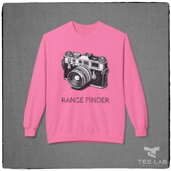 Range Finder Camera Sweatshirt from the Tee Lab Designs. This is part of the Photography Collection.