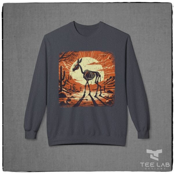 Distressed Burro Sunset Sweatshirt - Image 9