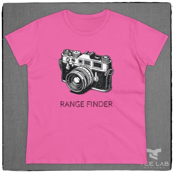 Women's Range Finder Camera tee from the Tee Lab Designs Photography Collection.