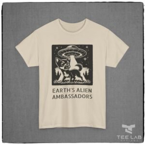 Earth's Alien Ambassadors Tee from the Tee Lab Designs Chihuahua Collection.