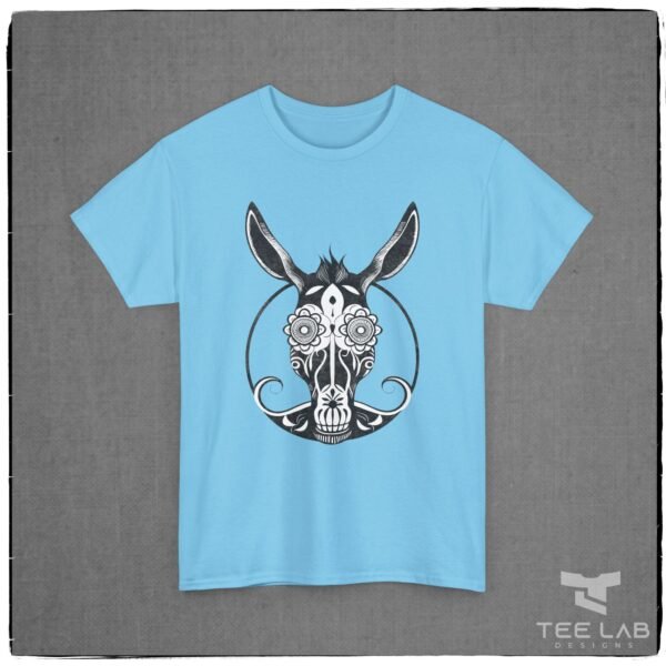 Distressed Sugar Skull Mule Tee - Image 13