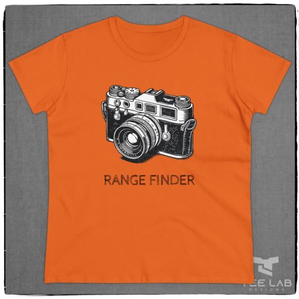 Women's Range Finder Camera tee from the Tee Lab Designs Photography Collection.