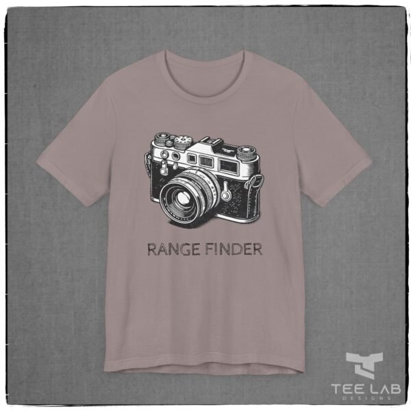 Range Finder Camera Bella+Canvas tee from the Tee Lab Designs Photography Collection.