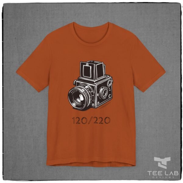 120/220 Camera Bella+Canvas from the Tee Lab Designs Photography Collection.