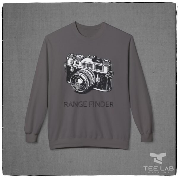 Range Finder Camera Sweatshirt from the Tee Lab Designs. This is part of the Photography Collection.