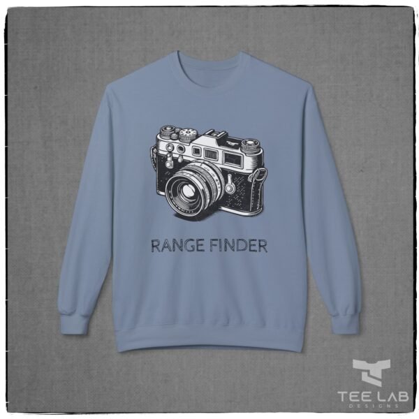 Range Finder Camera Sweatshirt from the Tee Lab Designs. This is part of the Photography Collection.