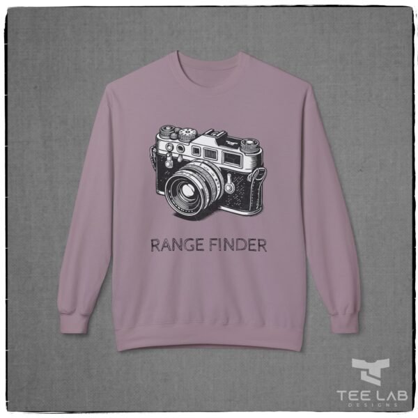 Range Finder Camera Sweatshirt from the Tee Lab Designs. This is part of the Photography Collection.