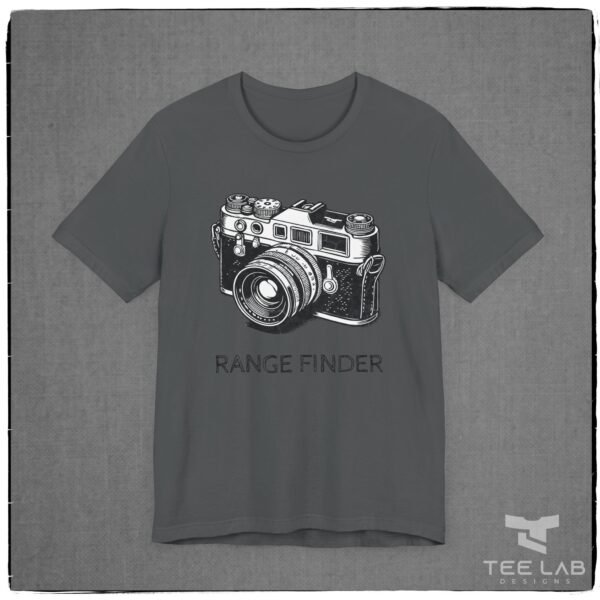 Range Finder Camera Bella+Canvas tee from the Tee Lab Designs Photography Collection.