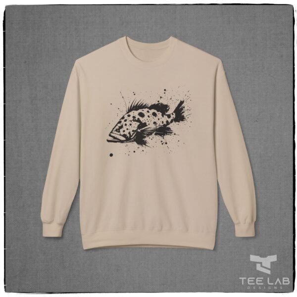 Panther Grouper Sweatshirt from the Tee Lab Designs. This is part of the Sea Creatures Collection.