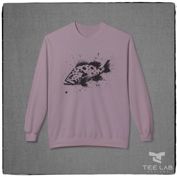 Panther Grouper Sweatshirt from the Tee Lab Designs. This is part of the Sea Creatures Collection.