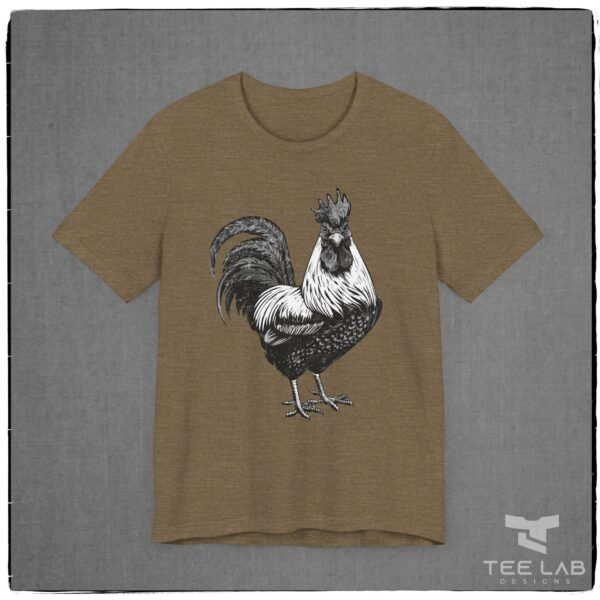 Rooster Bella+Canvas from the Tee Lab Designs.