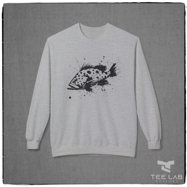 Panther Grouper Sweatshirt from the Tee Lab Designs. This is part of the Sea Creatures Collection.