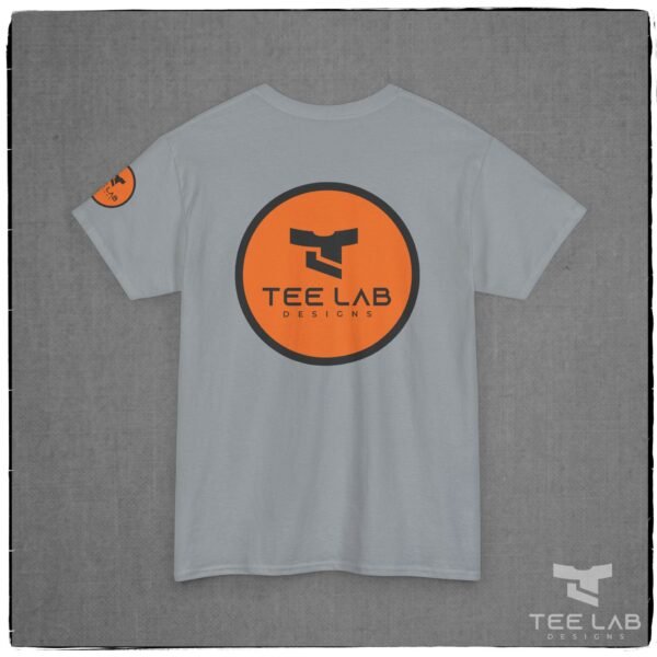 Tee Lab Designs logo with Arm Logo tee from the Tee Lab Designs.