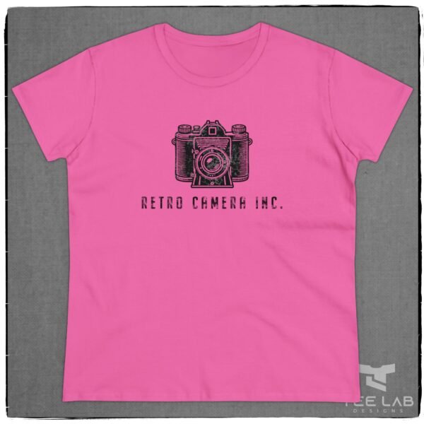 Women's Retro Camera Tee - Image 4