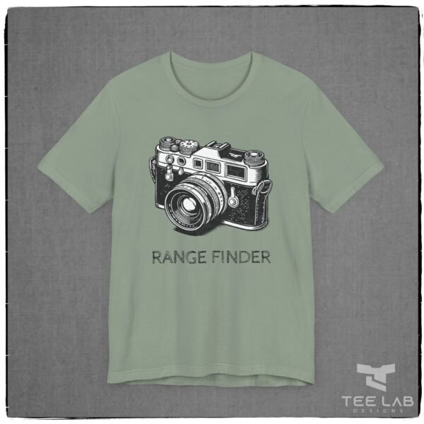 Range Finder Camera Bella+Canvas tee from the Tee Lab Designs Photography Collection.