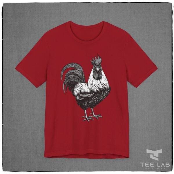 Rooster Bella+Canvas from the Tee Lab Designs.