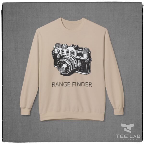 Range Finder Camera Sweatshirt from the Tee Lab Designs. This is part of the Photography Collection.