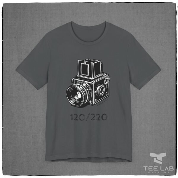 120/220 Camera Bella+Canvas from the Tee Lab Designs Photography Collection.