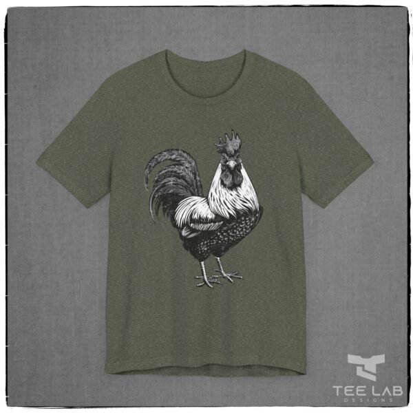 Rooster Bella+Canvas from the Tee Lab Designs.