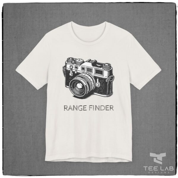 Range Finder Camera Bella+Canvas tee from the Tee Lab Designs Photography Collection.