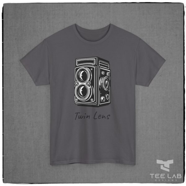 Twin Lens camera Tee from the Tee Lab Designs Photography Collection.