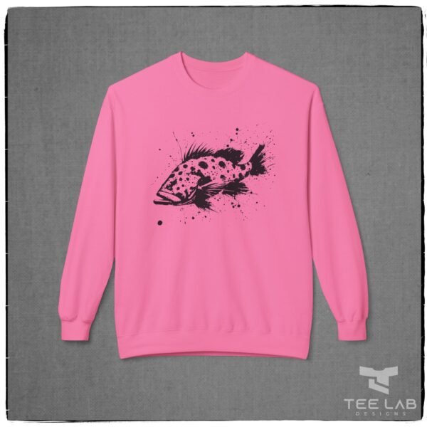 Panther Grouper Sweatshirt from the Tee Lab Designs. This is part of the Sea Creatures Collection.