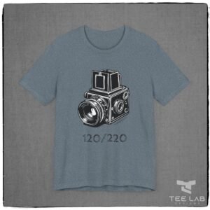 120/220 Camera Bella+Canvas from the Tee Lab Designs Photography Collection.