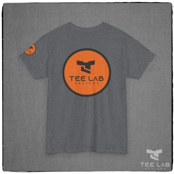 Tee Lab Designs logo with Arm Logo tee from the Tee Lab Designs.