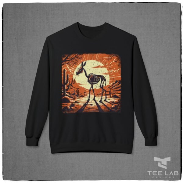 Distressed Burro Sunset Sweatshirt - Image 8