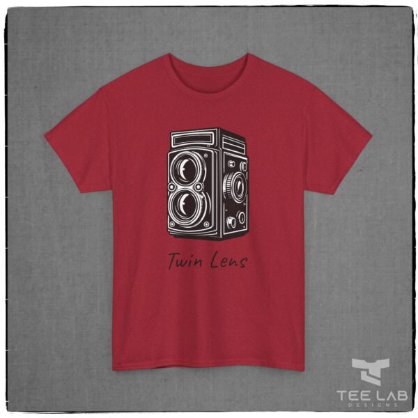 Twin Lens camera Tee from the Tee Lab Designs Photography Collection.