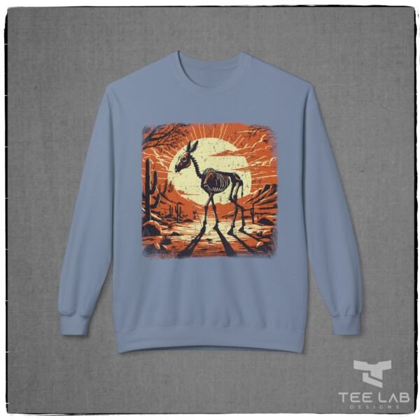 Distressed Burro Sunset Sweatshirt - Image 3
