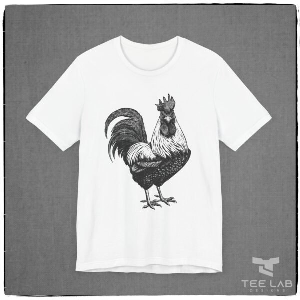 Rooster Bella+Canvas from the Tee Lab Designs.