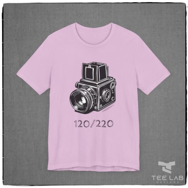 120/220 Camera Bella+Canvas from the Tee Lab Designs Photography Collection.