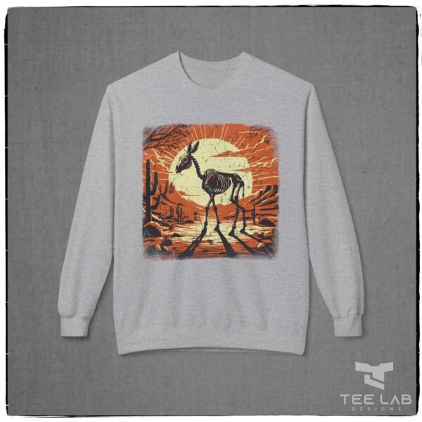 Distressed Burro Sunset Sweatshirt - Image 6