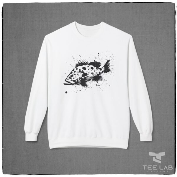 Panther Grouper Sweatshirt from the Tee Lab Designs. This is part of the Sea Creatures Collection.