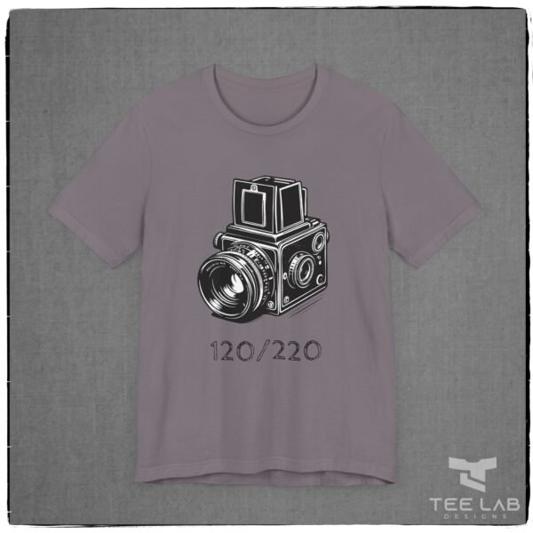 120/220 Camera Bella+Canvas from the Tee Lab Designs Photography Collection.