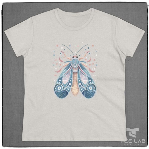 Moth 2 Gildan Women’s Midweight Cotton Tee