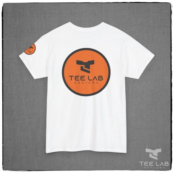 Tee Lab Designs logo with Arm Logo tee from the Tee Lab Designs.