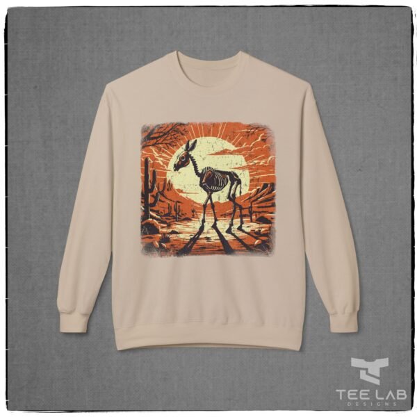 Distressed Burro Sunset Sweatshirt - Image 5