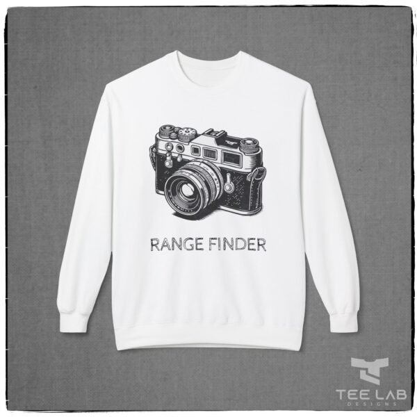 Range Finder Camera Sweatshirt from the Tee Lab Designs. This is part of the Photography Collection.