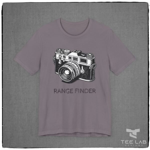 Range Finder Camera Bella+Canvas tee from the Tee Lab Designs Photography Collection.