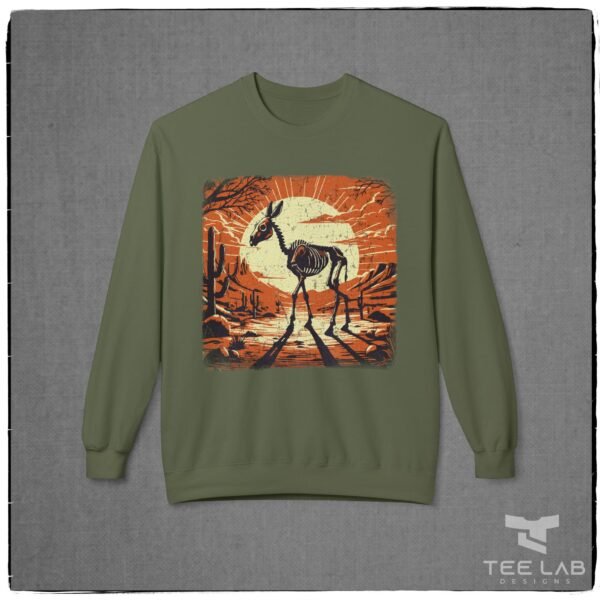 Distressed Burro Sunset Sweatshirt