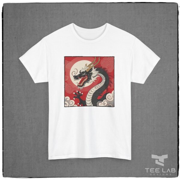 Japanese Dragon 3 Tee from the Tee Lab Designs Japanese Collection. Japanese Dragon 3 Tee from the Tee Lab Designs Japanese Collection.