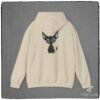 Sketched Black Chihuahua Hoodie from Tee Lab Designs. From the Chihuahua Collection.