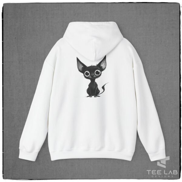Sketched Black Chihuahua Hoodie from Tee Lab Designs. From the Chihuahua Collection.