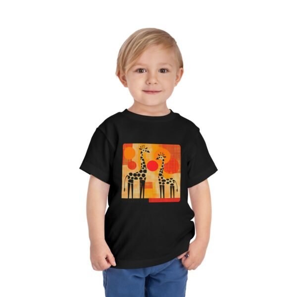 Toddler Bella+Canvas Giraffe Tee from Tee Lab Design. Part of the Toddler and Kids Collection.