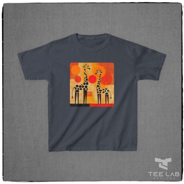 Kids Giraffe Tee from Tee Lab Design. Part of the Toddler and Kids Collection.